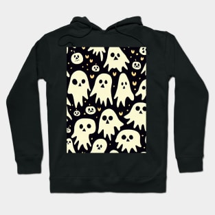 Spooky , cute halloween pattern design Hoodie